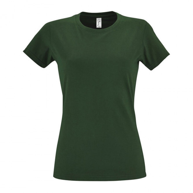 TEE-SHIRT PERSONNALISÉ FEMME 'IMPERIAL' - FABRICATION EXPRESS 4J - vert bouteille