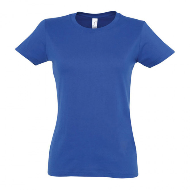 TEE-SHIRT PERSONNALISÉ FEMME 'IMPERIAL' - FABRICATION EXPRESS 4J - bleu royal