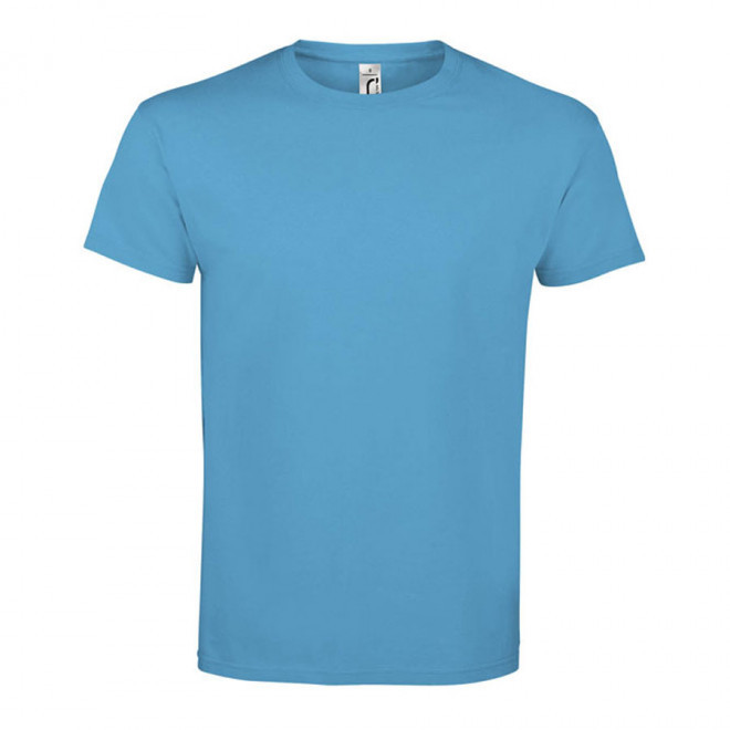 TEE-SHIRT PERSONNALISÉ HOMME 'IMPERIAL' - FABRICATION EXPRESS 4 JOURS - aqua