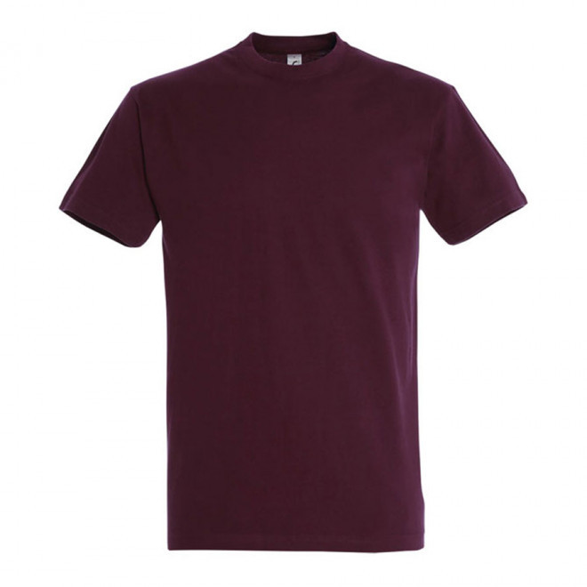 TEE-SHIRT PERSONNALISÉ HOMME 'IMPERIAL' - FABRICATION EXPRESS 4 JOURS - burgundy