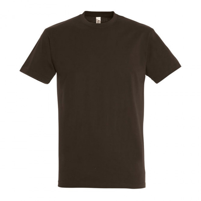 TEE-SHIRT PERSONNALISÉ HOMME 'IMPERIAL' - FABRICATION EXPRESS 4 JOURS - chocolate