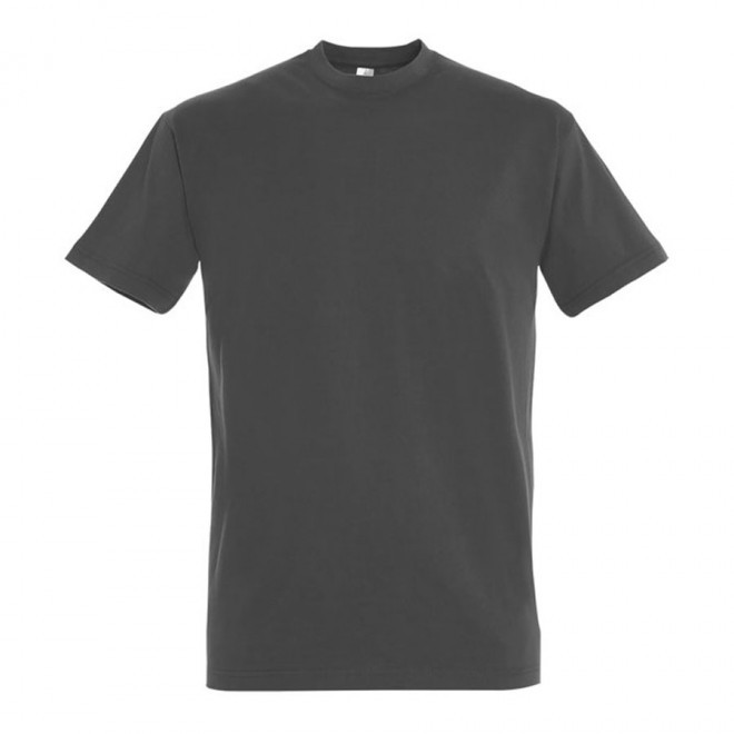 TEE-SHIRT PERSONNALISÉ HOMME 'IMPERIAL' - FABRICATION EXPRESS 4 JOURS - gris foncé