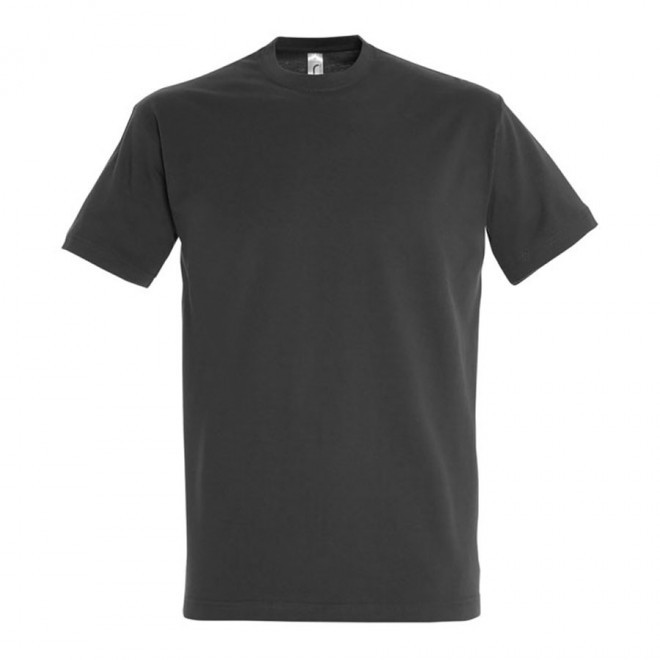 TEE-SHIRT PERSONNALISÉ HOMME 'IMPERIAL' - FABRICATION EXPRESS 4 JOURS - gris souris