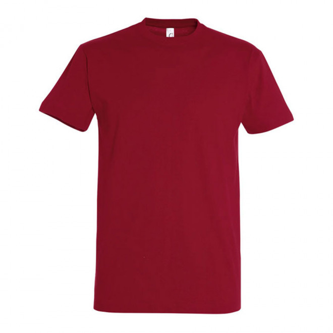 TEE-SHIRT PERSONNALISÉ HOMME 'IMPERIAL' - FABRICATION EXPRESS 4 JOURS - rouge tango