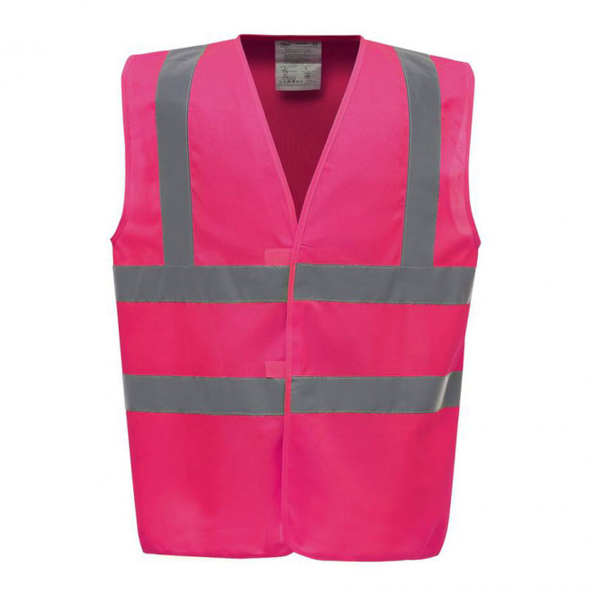 GILET DE SÉCURITÉ PERSONNALISÉ 'SECUR' - pink