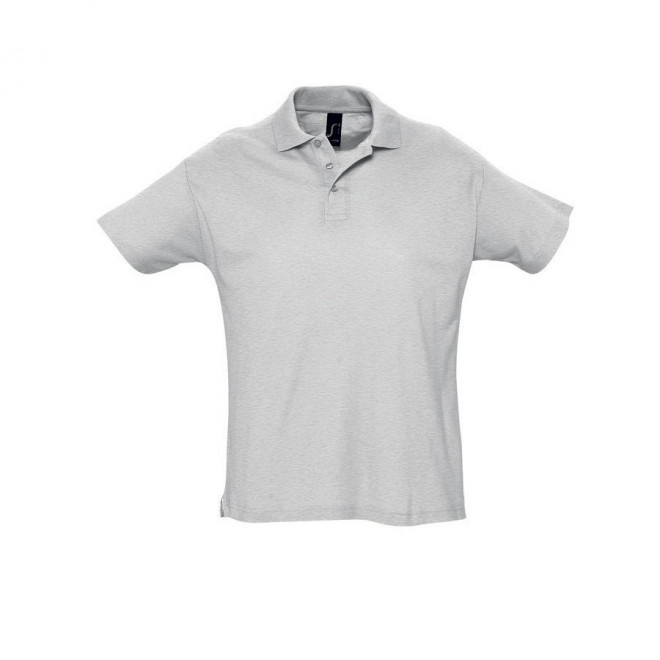 POLO PUBLICITAIRE HOMME 'SUMMER' COULEUR 170 GR/M² - blanc chiné
