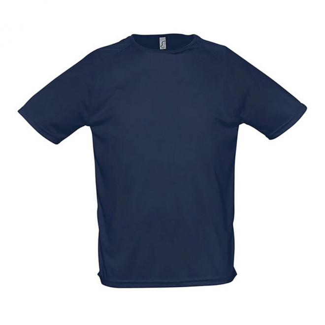 T-SHIRT PERSONNALISÉ HOMME 'SPORTY' - FABRICATION RAPIDE 4J - marine