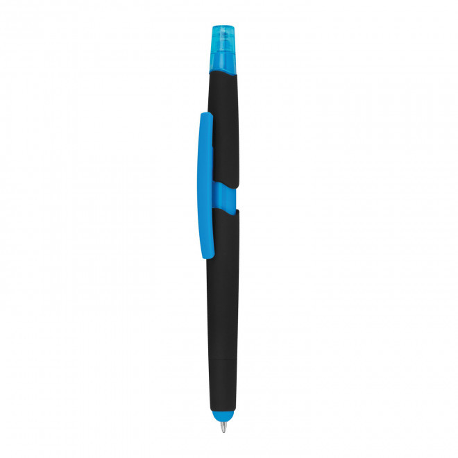 STYLO/SURLIGNEUR PERSONNALISABLE 'GABRIELLA'  - bleu clair