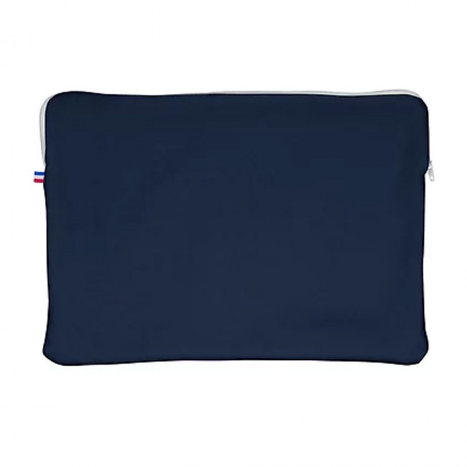 POCHETTE ORDINATEUR PERSONNALISABLE 14'' 'RENAUD'  - bleu marine