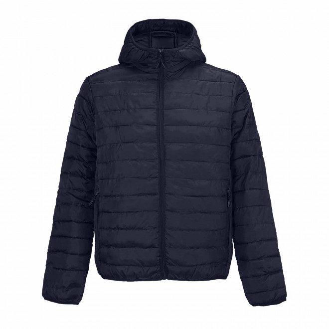 DOUDOUNE HOMME PERSONNALISEE 'STREAM HOODED' - bleu marine