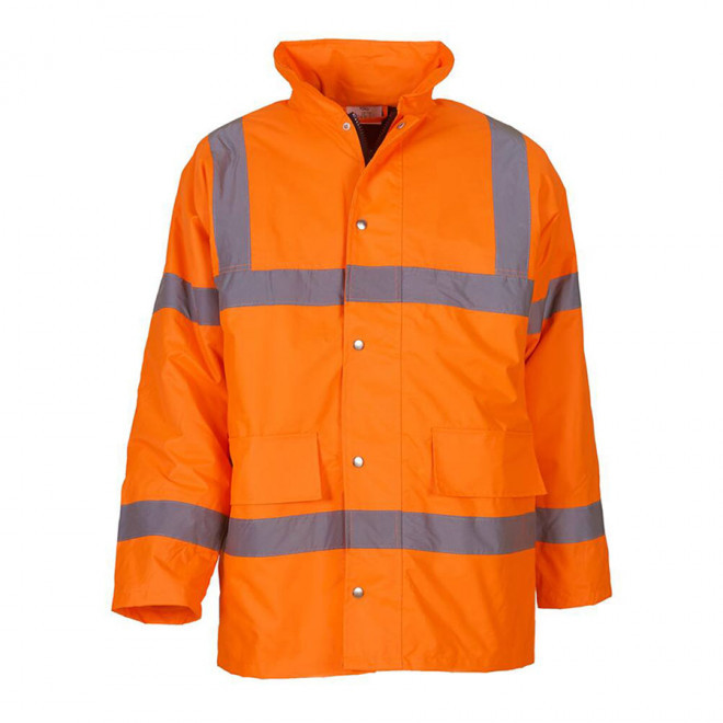 PARKA MATELASSÉE HI-VIS PERSONNALISÉE YOKO® 'OSTIN' - orange