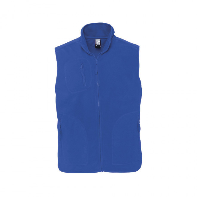 BODYWARMER PUBLICITAIRE POLAIRE MIXTE 'NORWAY' 320 GR/M² - bleu royal