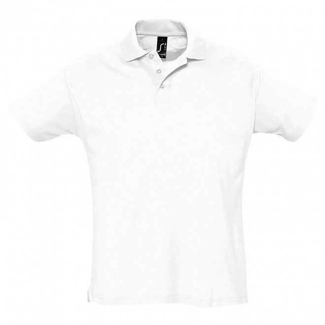 POLO PUBLICITAIRE HOMME 'SUMMER' BLANC 170 GR/M² - blanc