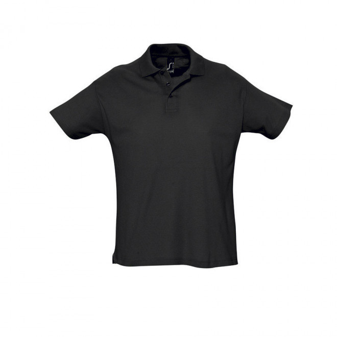 POLO PUBLICITAIRE HOMME 'SUMMER' COULEUR 170 GR/M² - noir