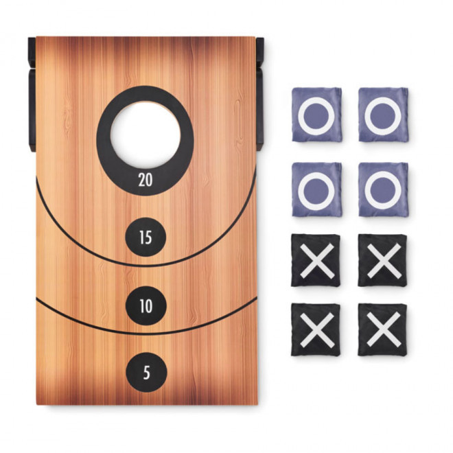 JEU DE LANCER DE SACS PERSONNALISABLE 'BIMGO' - bois