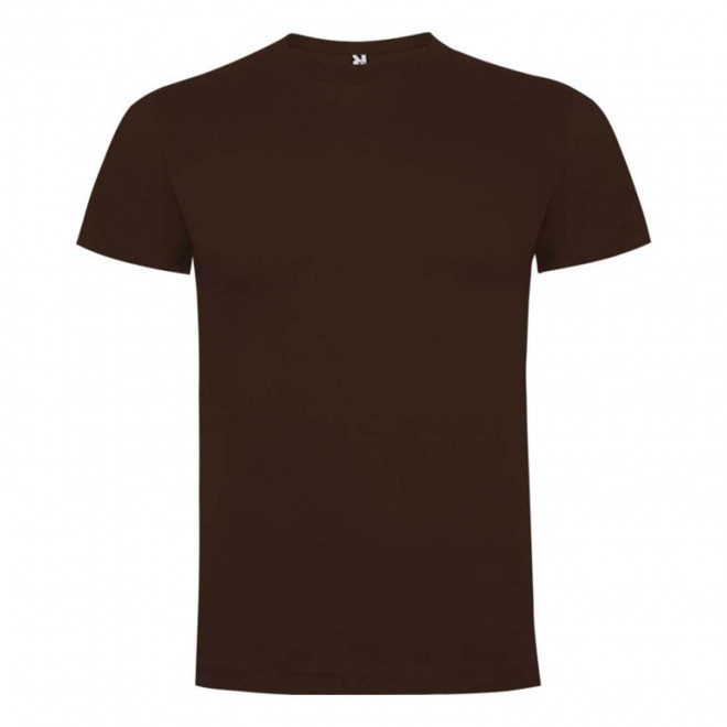 TEE SHIRT MIXTE PERSONNALISABLE COULEUR 'DAGA' 165G/M2 - chocolat