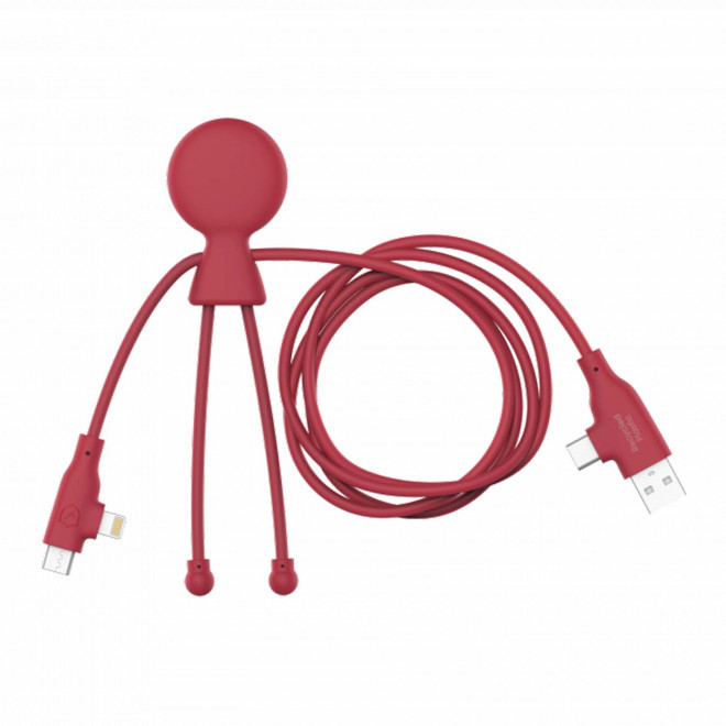 CABLE XOOPAR PERSONNALISABLE 'MR BIO LONG FAST' EXP 72H - rouge