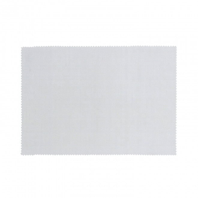 LINGETTE MICROFIBRE PERSONNALISABLE 29.7x21'EPOUSTIF 250' - blanc