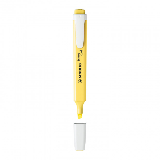 SURLIGNEUR STABILO® PERSONNALISABLE 'SWING COOL'  - jaune pastel