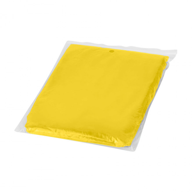 PONCHO PUBLICITAIRE TRANSPARENT 'HIGHLAND' - jaune