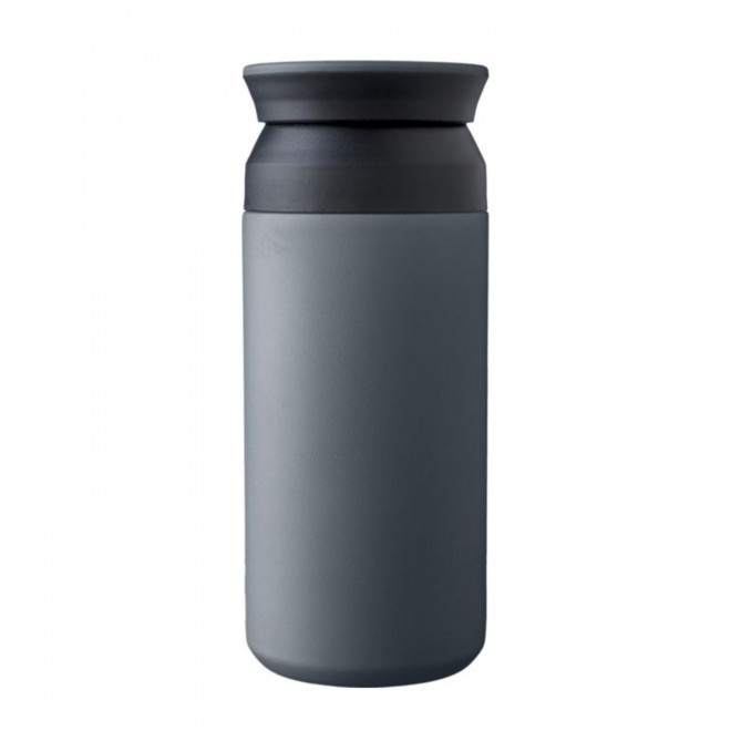 MUG ISOTHERME PERSONNALISABLE EN ACIER 350ML 'GWENO' - gris
