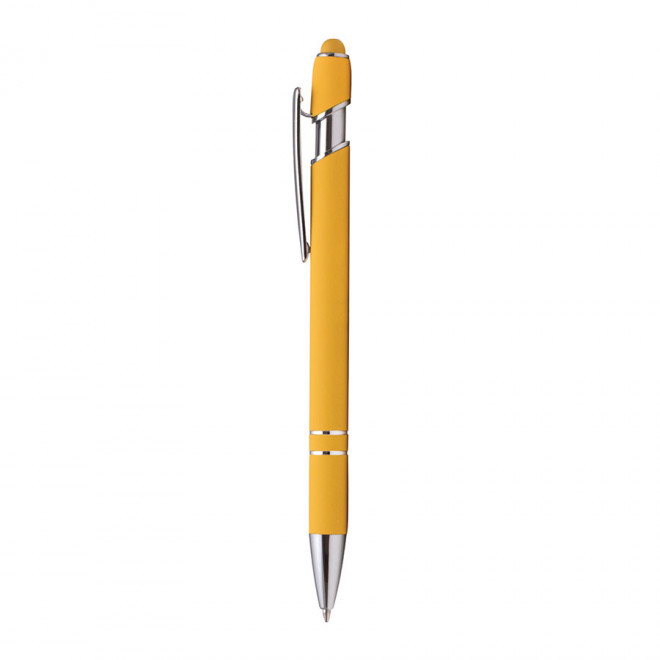 STYLO PERSONNALISABLE BILLE EN METAL 'PRINCY' - jaune