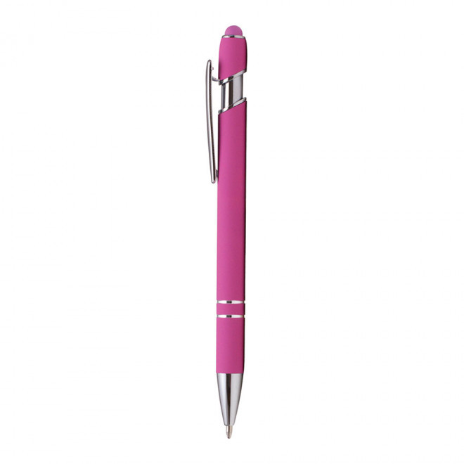 STYLO PERSONNALISABLE BILLE EN METAL 'PRINCY' - rose