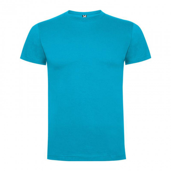 TEE SHIRT PERSONNALISABLE ENFANT COULEUR 'DAGA' 165G/M2 - bleu turquoise