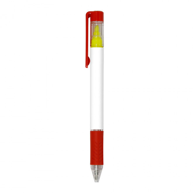 STYLO SURLIGNEUR PERSONNALISÉ 'BERGUI' - rouge