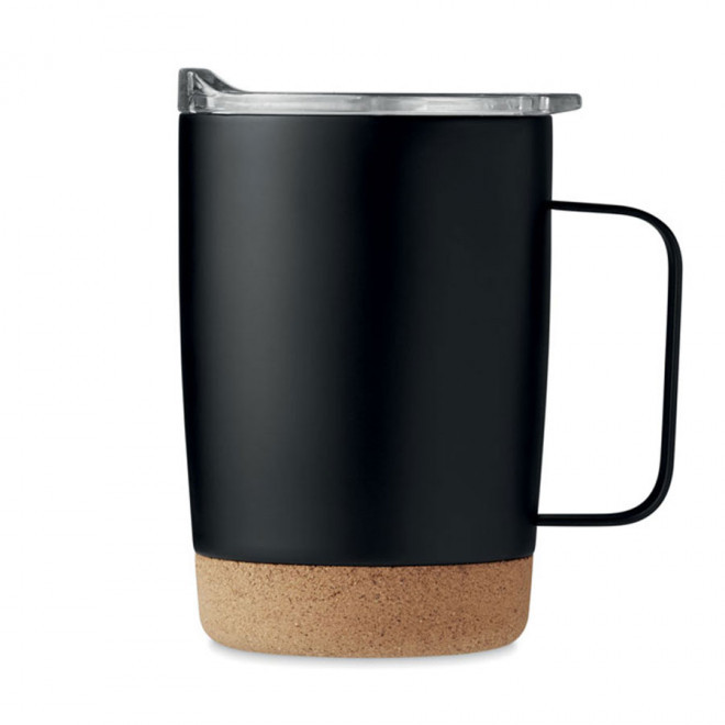 MUG PUBLICITAIRE EN ACIER 'ELVI' - noir