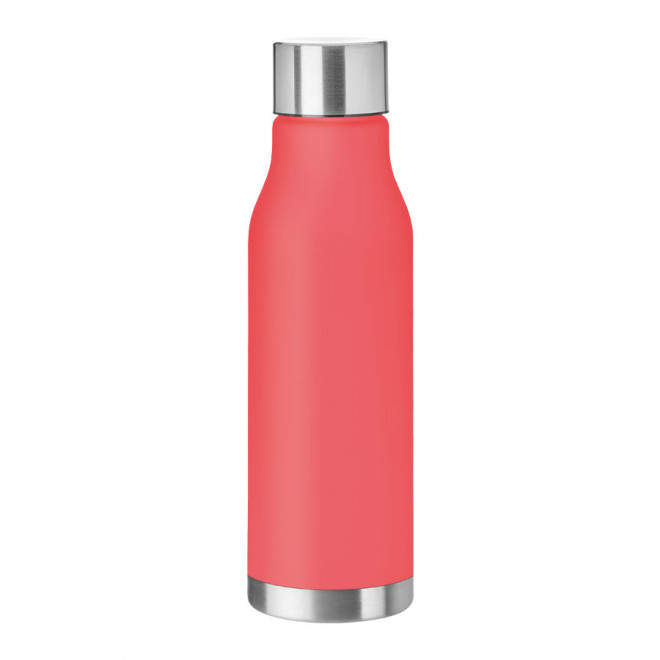 BOUTEILLE PUBLICITAIRE EN RPET 'LOUSIR' - rouge transparent