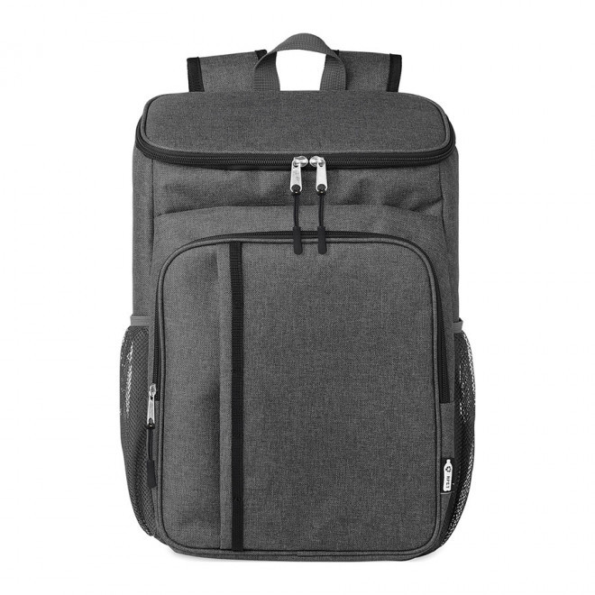 SAC À DOS PERSONNALISÉ PIQUE-NIQUE RPET 'ROOT' - noir