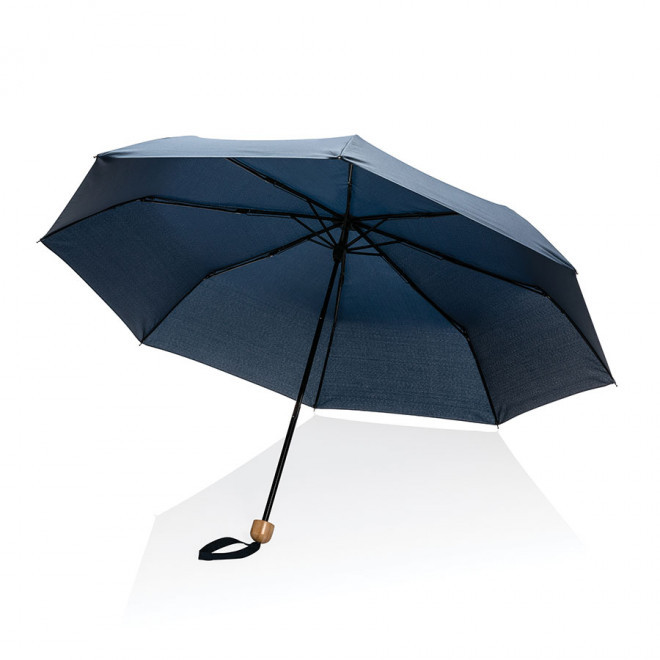 PARAPLUIE PERSONNALISE RPET IMPACT 'MINI YORK' - bleu marine