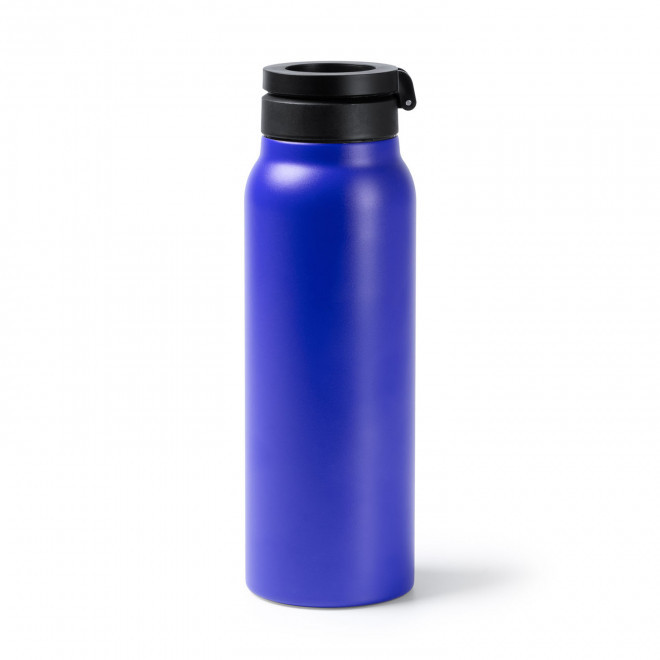 BOUTEILLE ISOTHERME MAGNETIQUE PERSONNALISABLE 'DUROS' - bleu