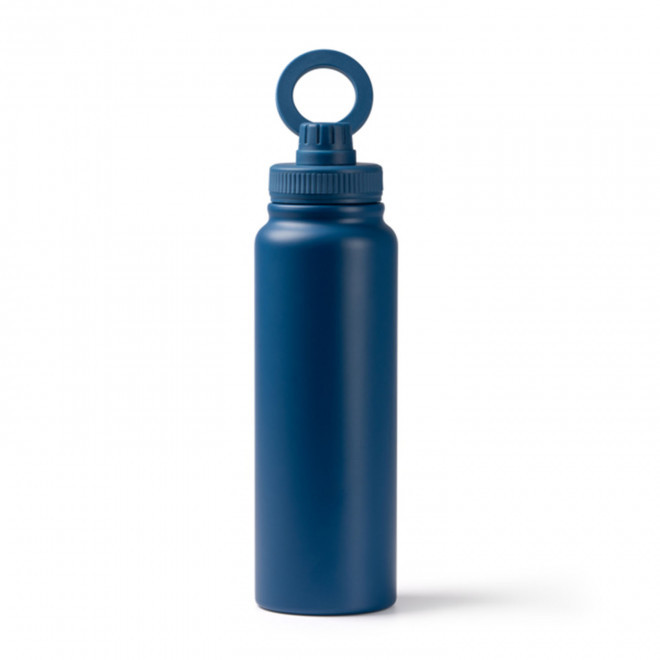 BOUTEILLE ISOTHERME MAGNETIQUE PERSONNALISABLE 'DARU' - bleu royal