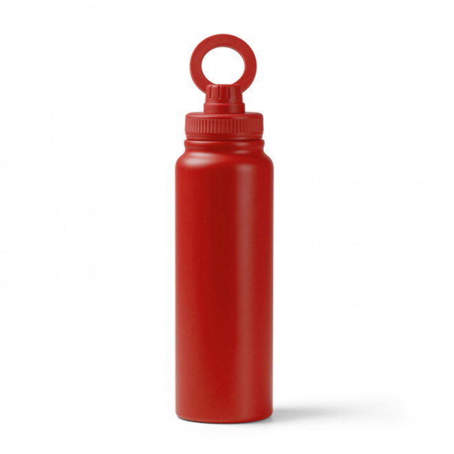 BOUTEILLE ISOTHERME MAGNETIQUE PERSONNALISABLE 'DARU' - rouge