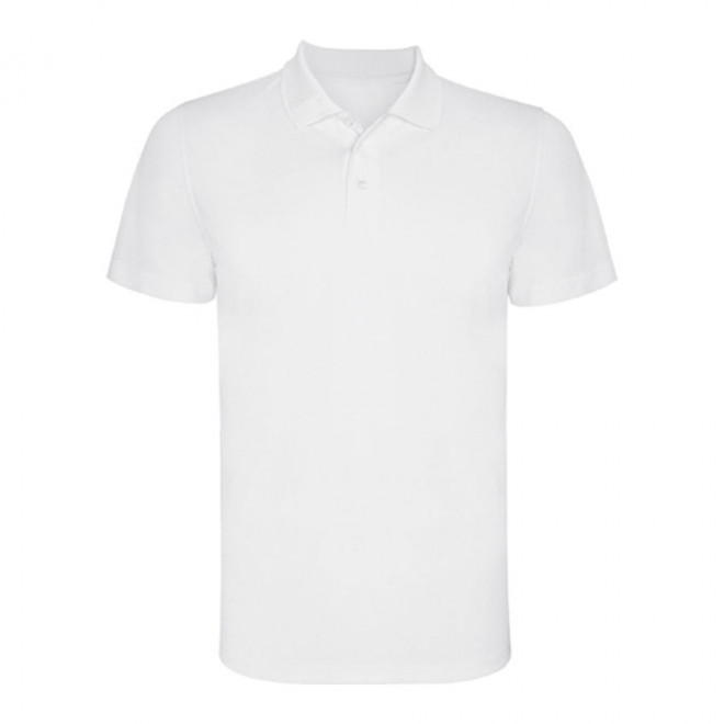POLO PERSONNALISÉ HOMME BLANC 'MONZHA' - blanc