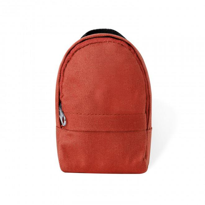 PORTE MONNAIE FORME SAC A DOS PERSONNALISE 'DORA' - rouge