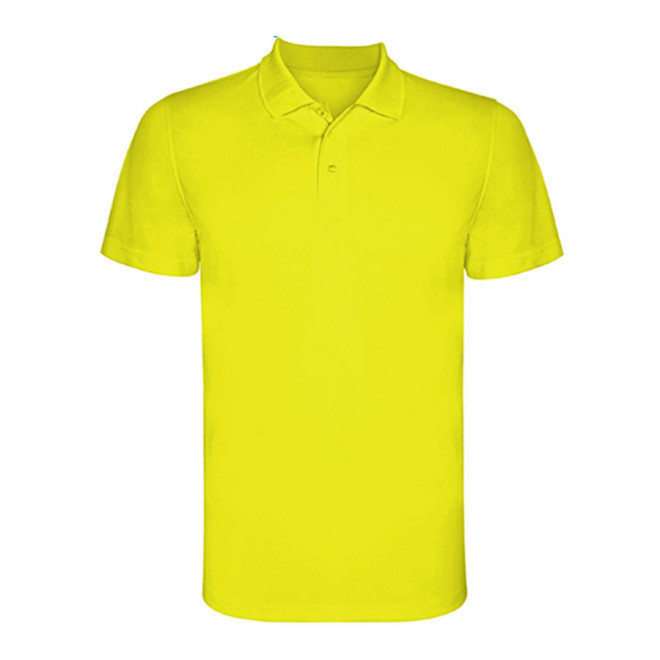 POLO PERSONNALISÉ SPORT 'MONZHA' - jaune fluo