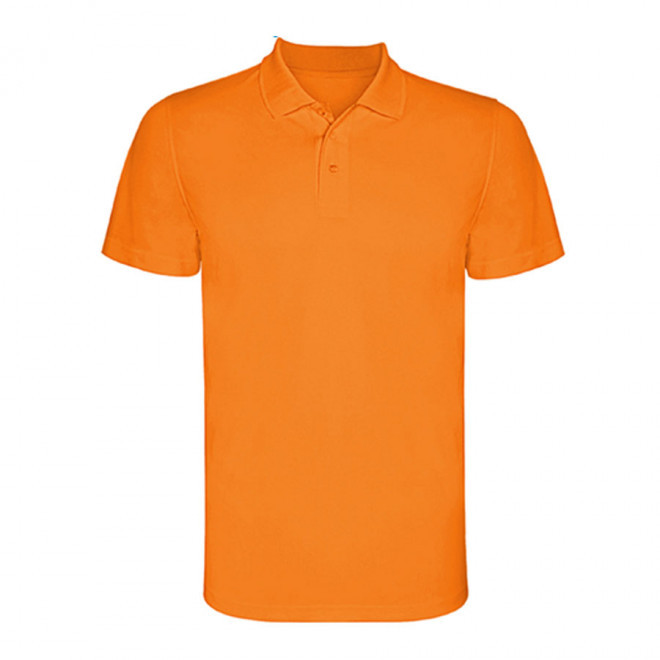 POLO PERSONNALISÉ SPORT 'MONZHA' - orange fluo