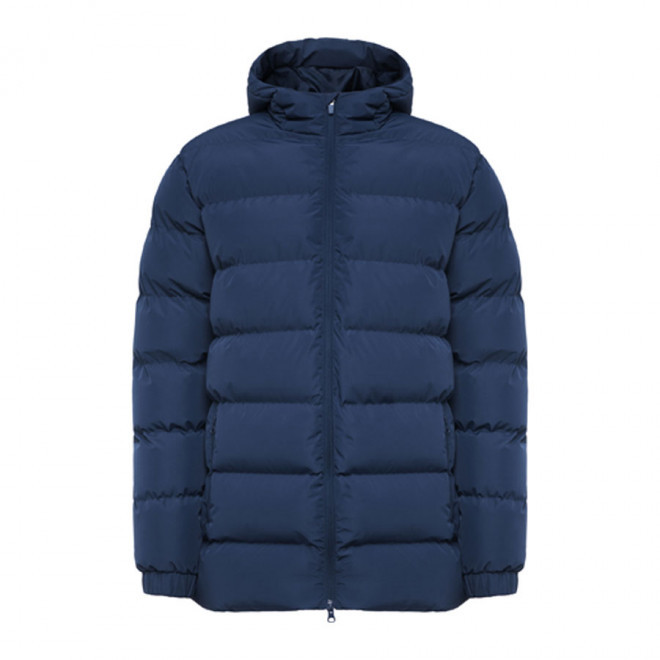 DOUDOUNE PERSONNALISABLE LONGUE 'NEPAL' - bleu marine