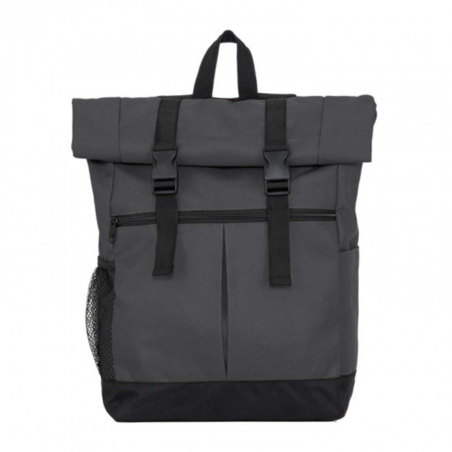 SAC À DOS ENROULABLE PERSONNALISÉ MULTIFONCTION 'DODOLA' - ébène