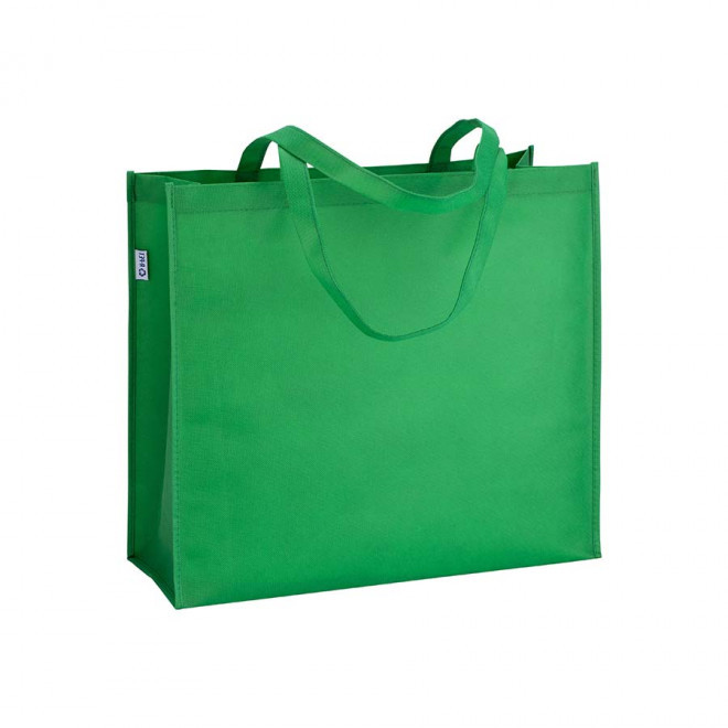 TOTE-BAG PUBLICITAIRE AVEC ANSES LONGUES 'GROSSETO RPET' - vert