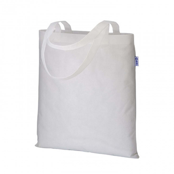 TOTE-BAG PUBLICITAIRE AVEC ANSES LONGUES 'BONITO RPET' - blanc