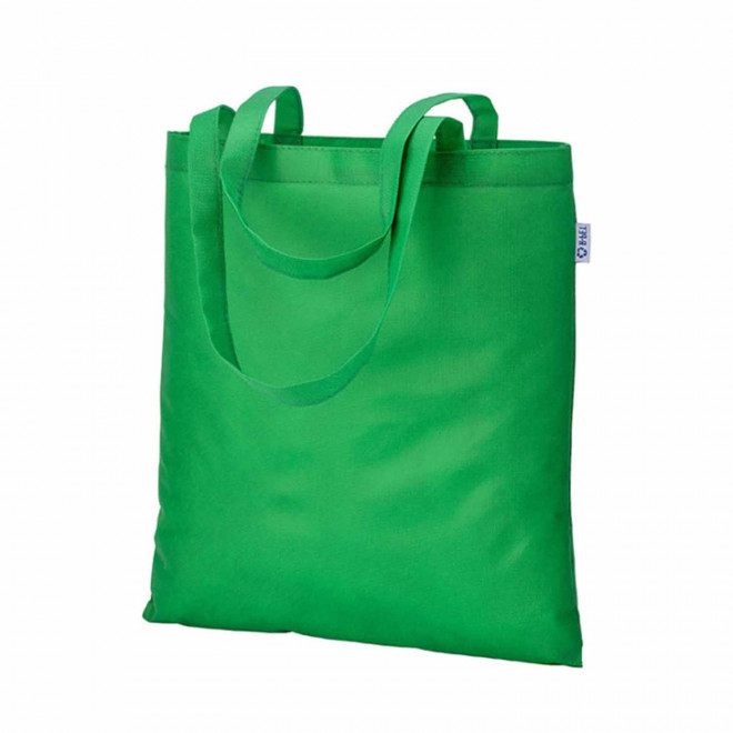 TOTE-BAG PUBLICITAIRE AVEC ANSES LONGUES 'BONITO RPET' - vert