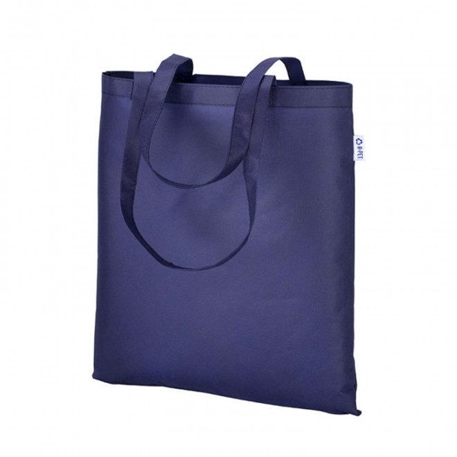 TOTE-BAG PUBLICITAIRE AVEC ANSES LONGUES 'BONITO RPET' - marine