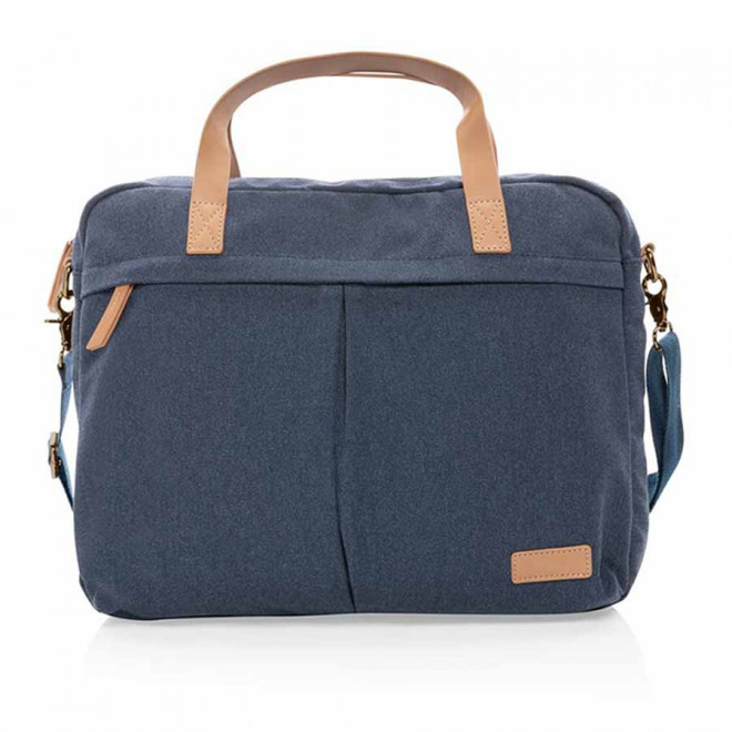 SACOCHE PERSONNALISABLE POUR ORDINATEUR IMPACT® 'POJAN' - bleu