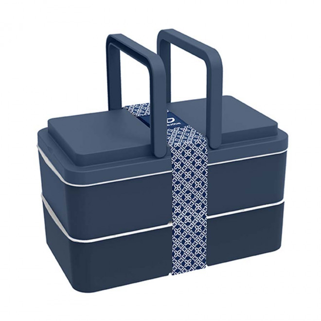 LUNCH BOX PERSONNALISÉE GOODJOUR® 1L 'TOCCOA' - bleu