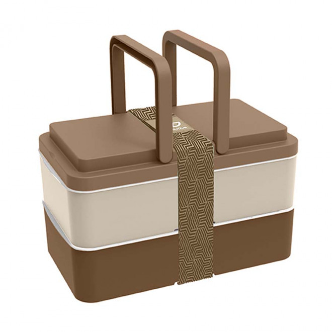 LUNCH BOX PERSONNALISÉE GOODJOUR® 1L 'TOCCOA' - terra