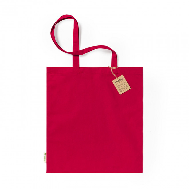 SAC COTON PERSONNALISABLE 140G/M² 'SUNDO BIO' - rouge